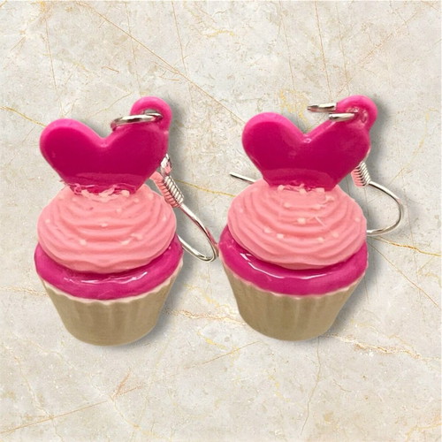 Cupcake earrings new, small