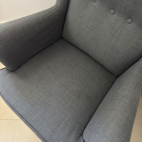IKEA grey armchair