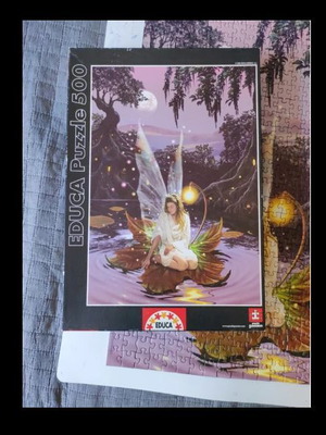 Educa Fairy on Water puzzle 500 pieces used