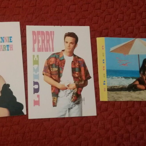 Beverly Hills 90210 cards from Katerina magazine like new, set of 3