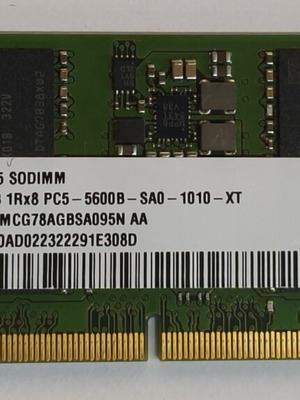 SK Hynix 16GB DDR5 SO-DIMM 5600MHz RAM for laptop