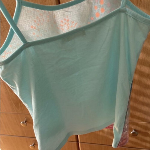 Mermaid top for 10 years old, new, blue multicolor