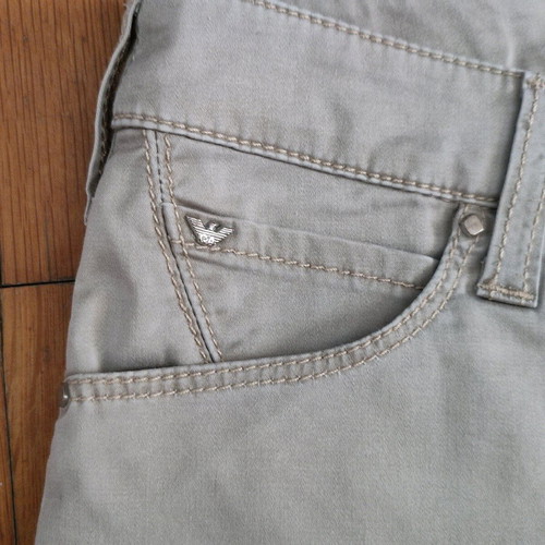 Armani Jeans gray straight-leg pants size 26 like new