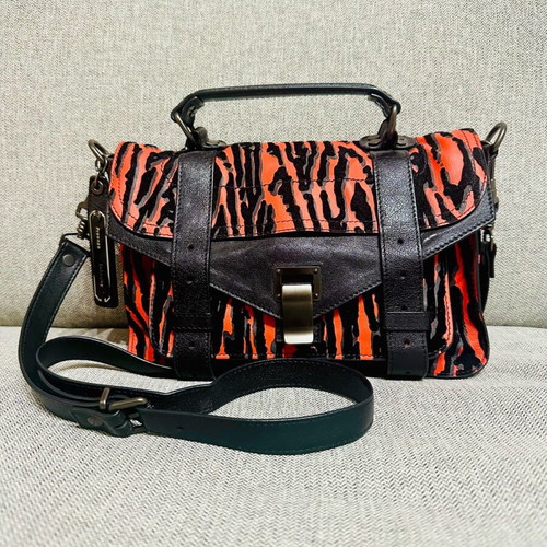 Proenza Schouler PS1 crossbody bag like new, black and orange
