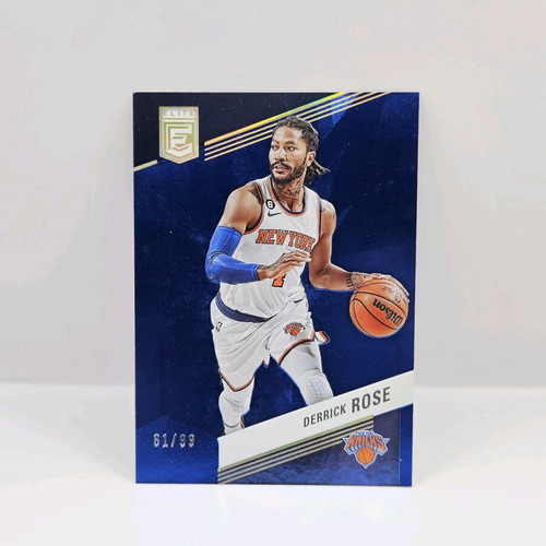 Panini Elite Derrick Rose blue like new /99