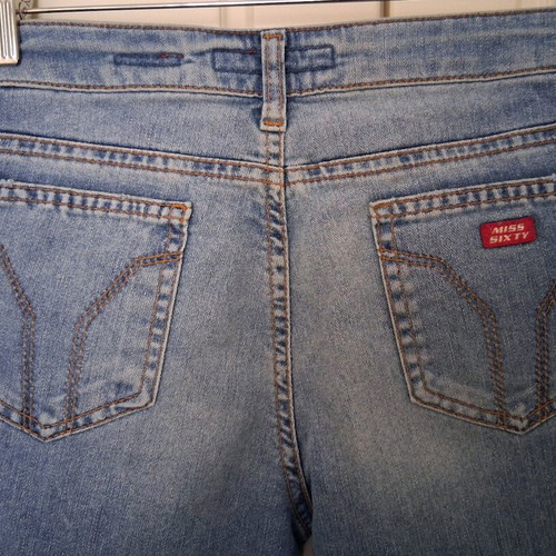 Miss Sixty jeans low waist, like new, size Small, blue