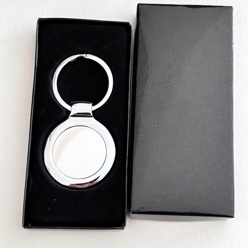Keychain steel mirror key holder new