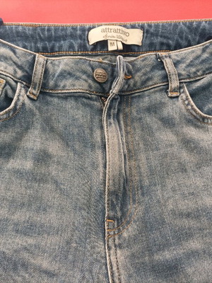 Attrattivo women's jeans pants used, blue, size M