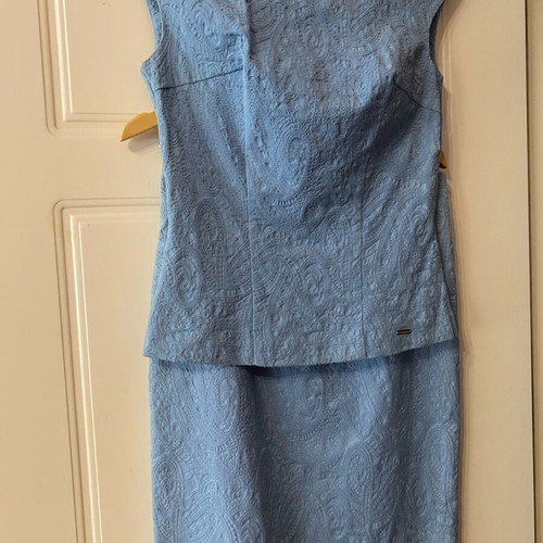 BSB women's set like new, sky blue top and skirt