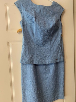 BSB women's set like new, sky blue top and skirt