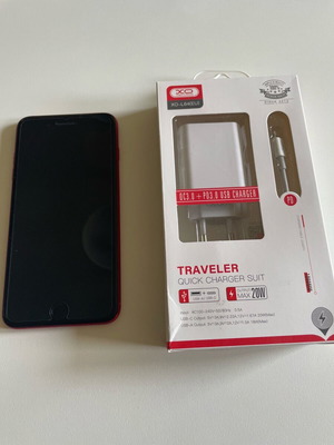 iPhone 8 Plus red 64GB like new with charger and box