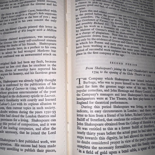 William Shakespeare The Complete Works book used, English, 1960 edition
