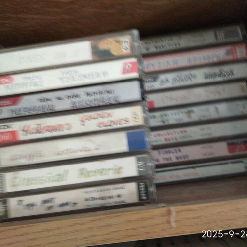 Audio cassette tapes used, pack with foreign music, rewritable