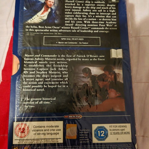 Master & Commander limited edition book and DVD like new