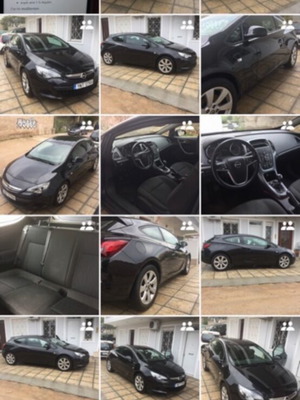 Opel Astra 1390 κυβικά, σαν καινούργιο, μαύρο κουπέ