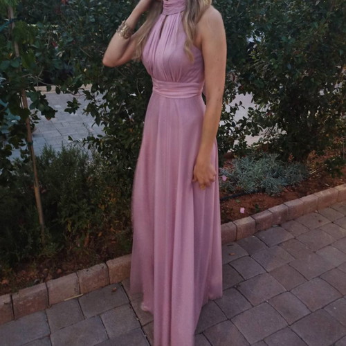 Evening dress used, pink, size S