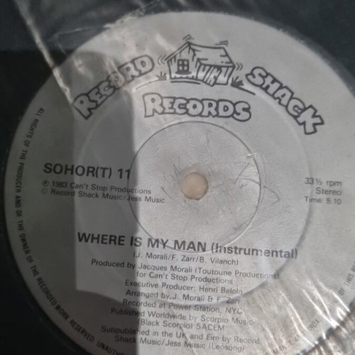 Eartha Kitt Where Is My Man vinyl used