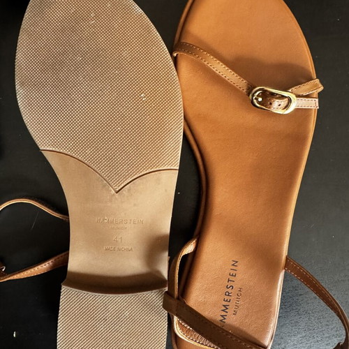 Hammerstein Munich leather sandals size EU 41 like new