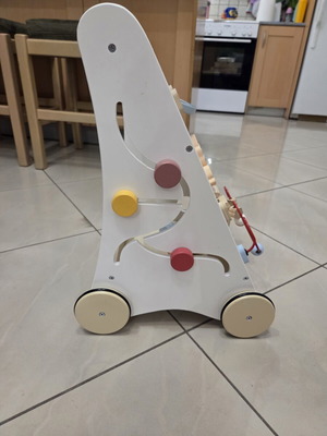 Wooden baby walker