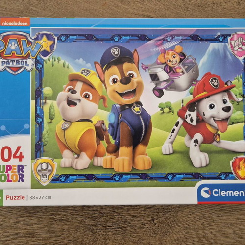 Paw Patrol Clementoni Super Color Puzzle 104pcs like new