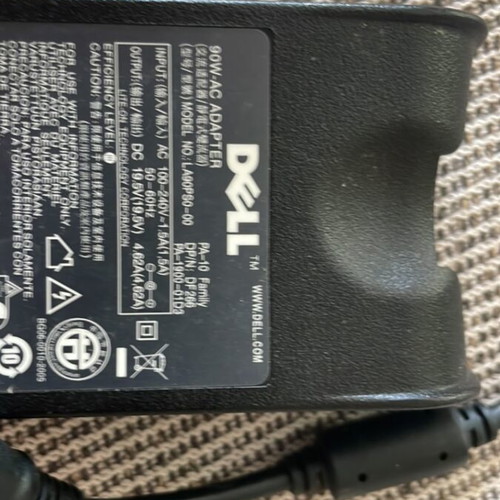Dell power adapter 90 watt like new