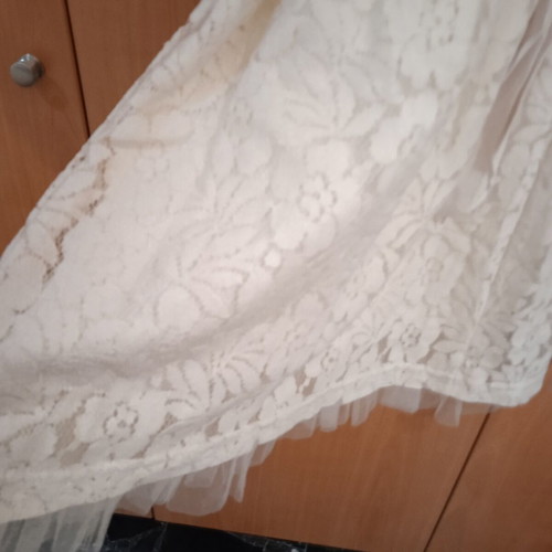 M&B Kid's Fashion Lace Dress like new, iridescent, size 14, white