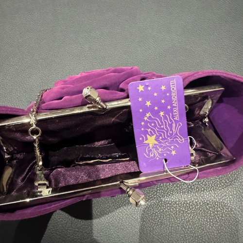 Alexi Andrioti Purple Handbag new with tags