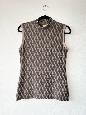 Josh V Top Tandil Size M Like New, Beige Brown