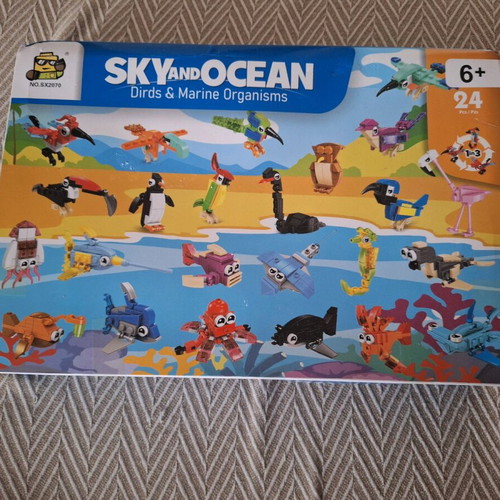 Building Blocks Sky and Ocean New, 24 Figures