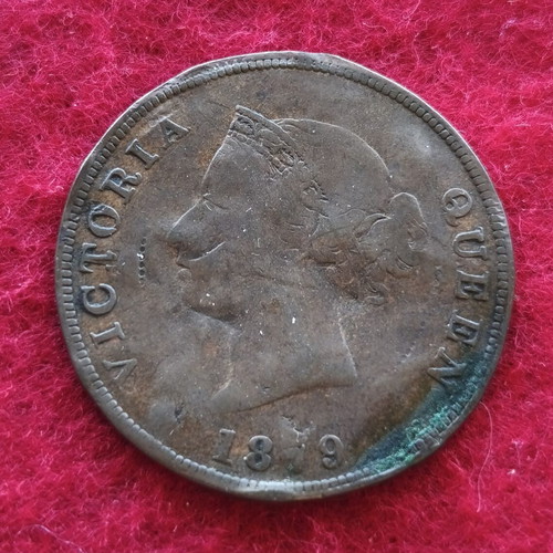Half Piastre 1879 Cyprus used, Queen Victoria era