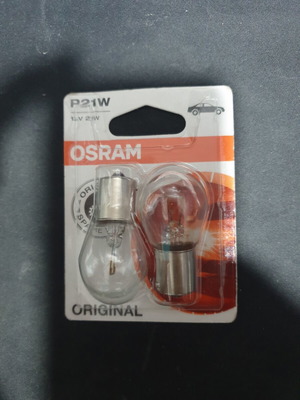 Osram P21W car lamps new