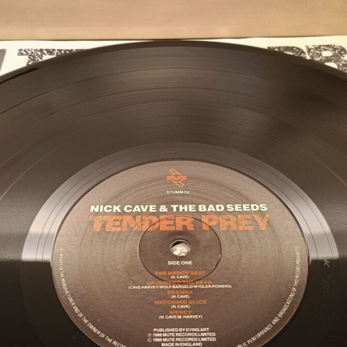 Nick Cave & The Bad Seeds Tender Prey vinyl like new, rock
