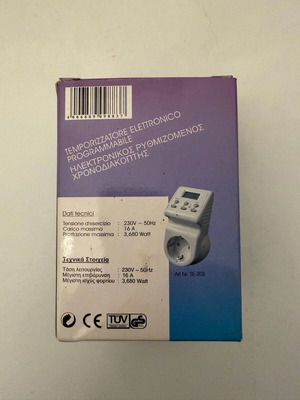 Electronic adjustable timer new