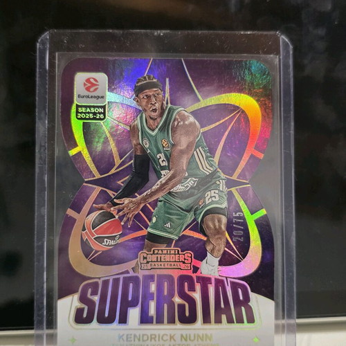 Kendrick Nunn 25/26 Contenders Superstar card new, clear mint