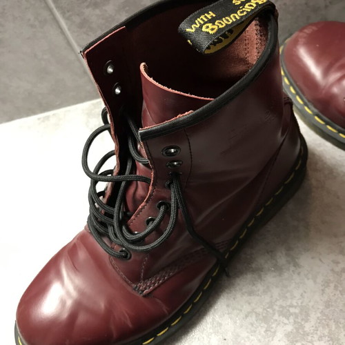 Dr. Martens boots size 43 used, brown and red
