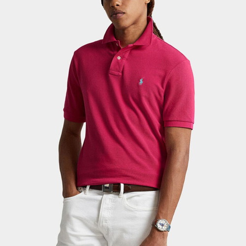 Polo Ralph Lauren shirt, pink, slim fit, unisex