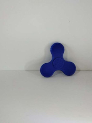 Fidget spinner blue, new, 3D printed