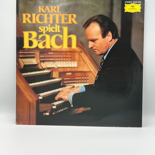 Karl Richter Spielt Bach vinyl record used