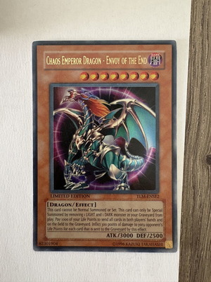 Chaos Emperor Dragon Envoy of the End TLM-ENSE2 Limited Edition like new