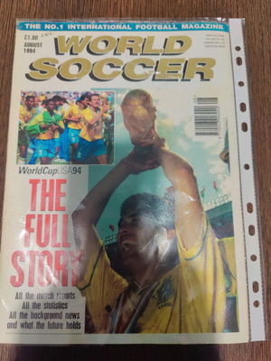 World Soccer magazine used, English, World Cup 94