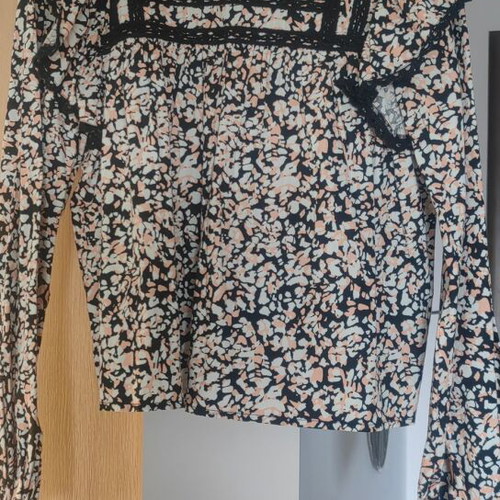 Miss Selfridge Animal Print Blouse New Size M