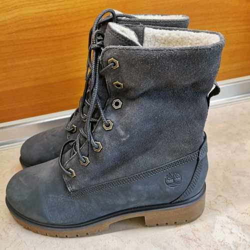 Timberland Jayne Waterproof Fleece women's boots dark gray new size 37
