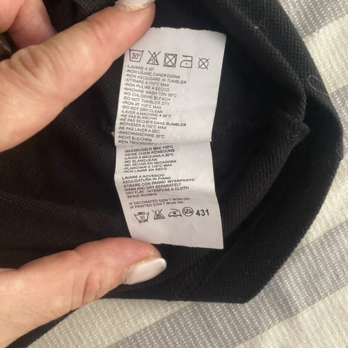 Dsquared2 black pique blouse new, sizes S and M