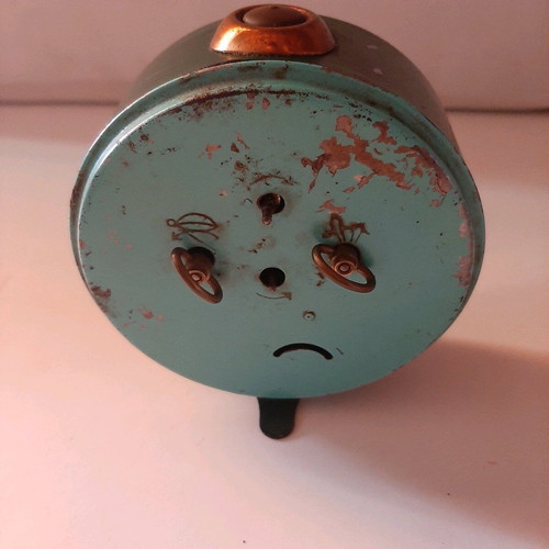 Antique clocks used, set of 3 wind-up from 1950s-60s