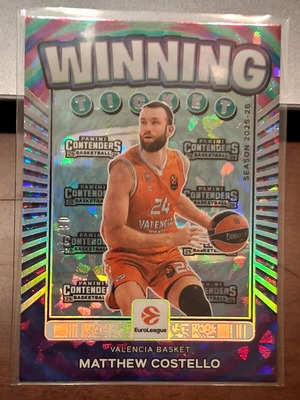 2025-26 Panini Contenders Euroleague Winning Ticket σαν καινούργιο
