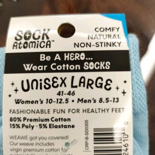 Cotton socks new, size 41-46