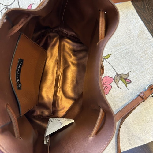 OVS Woman Bucket Bag Brown Cognac Like New