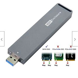 Μετατροπέας εξωτερικού περιβλήματος M.2 σε USB 3.0 NGFF SSD Προσαρμογέας M-key USB PCBA SSD