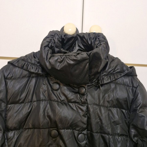 Sisley jacket like new, black with ruffles, size Large