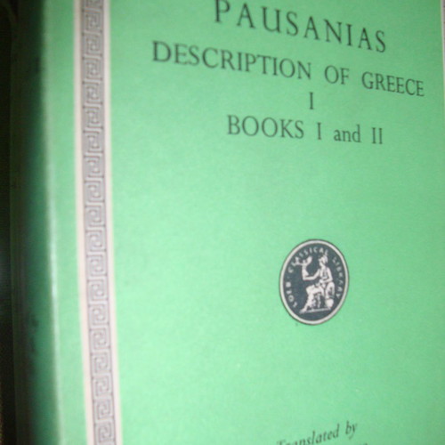 Pausanias Description of Greece used, 3 volumes, Greek